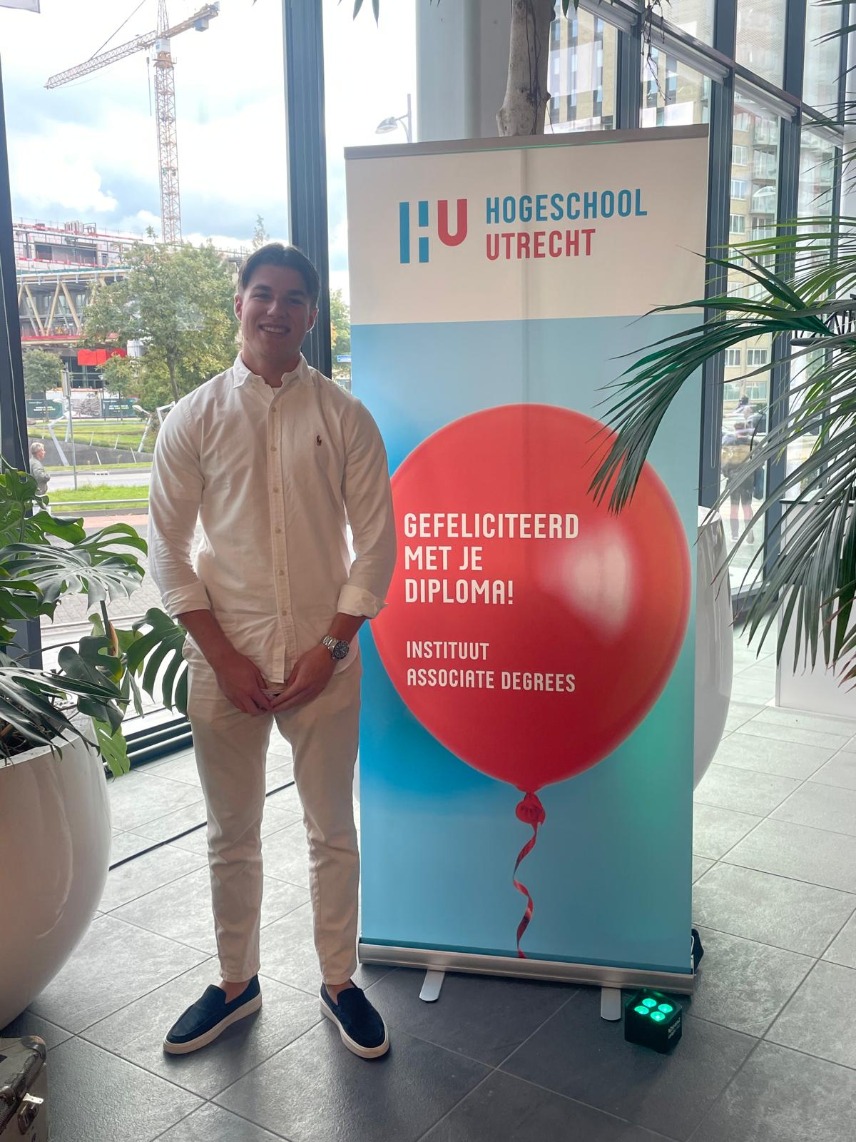 Bart van der Horst diploma Hogeschool Utrecht